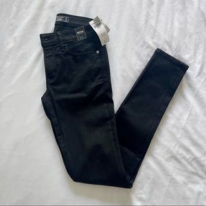 Abercrombie and Fitch Black Mid Rise Skinny Jeans